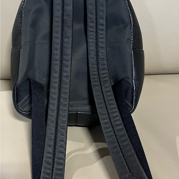 Coach mini backpack purse (black leather with gold detail) - Picture 3 of 11